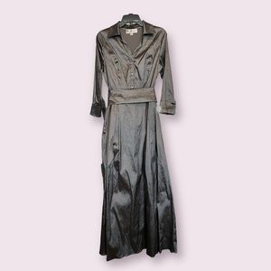 Emma Street - Platinum/Pewter Evening Gown SIZE 12